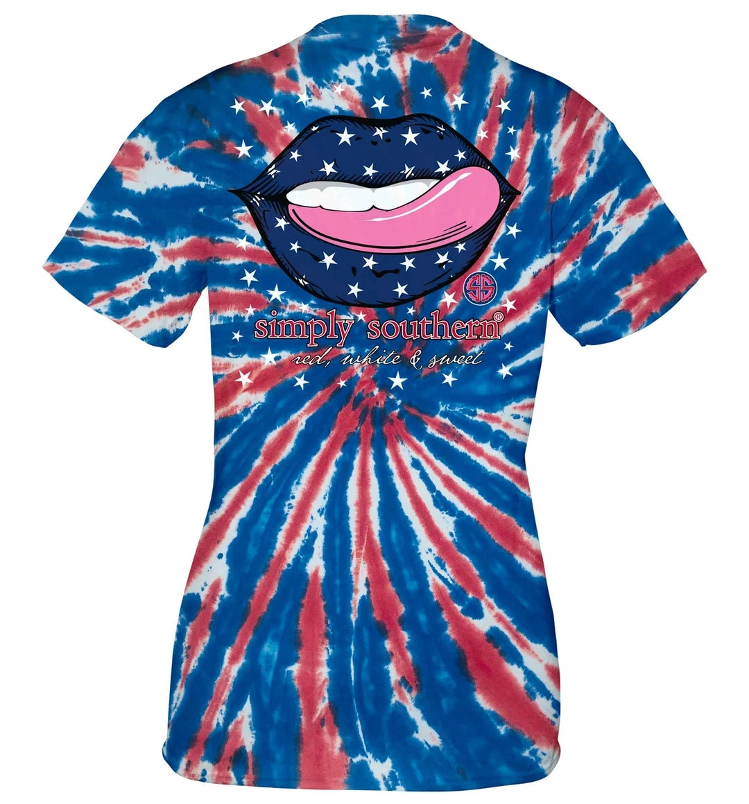 Simply Southern Plus Size Lip T-Shirt for Women in USA